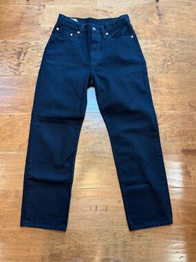 Levi’s Premium 501 90s Black Straight Leg Jeans High Rise NWOT